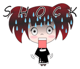 Japanese girl but heart Thailand. sticker #7329448