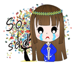 Japanese girl but heart Thailand. sticker #7329452