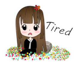 Japanese girl but heart Thailand. sticker #7329460