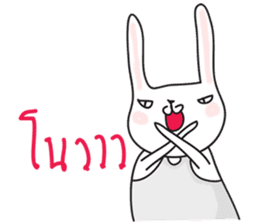 Thai a rabbit sticker #7330454