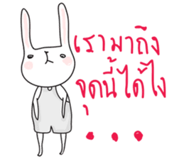 Thai a rabbit sticker #7330457