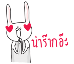 Thai a rabbit sticker #7330461