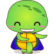 Pura, the funny turtle, version 7 ! sticker #7330714