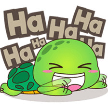 Pura, the funny turtle, version 7 ! sticker #7330723