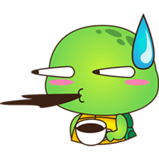 Pura, the funny turtle, version 7 ! sticker #7330726