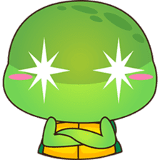 Pura, the funny turtle, version 7 ! sticker #7330728