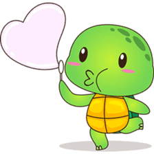 Pura, the funny turtle, version 7 ! sticker #7330729