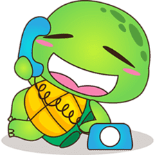 Pura, the funny turtle, version 7 ! sticker #7330730