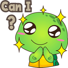 Pura, the funny turtle, version 7 ! sticker #7330732