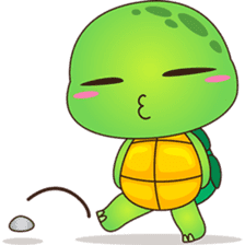 Pura, the funny turtle, version 7 ! sticker #7330734
