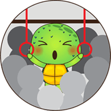 Pura, the funny turtle, version 7 ! sticker #7330737