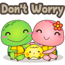 Pura, the funny turtle, version 7 ! sticker #7330738