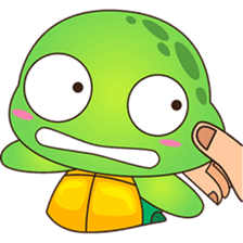 Pura, the funny turtle, version 7 ! sticker #7330741