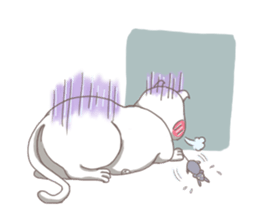 Funny Cat!!! sticker #7330830