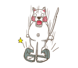 Funny Cat!!! sticker #7330859