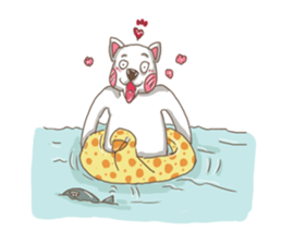 Funny Cat!!! sticker #7330865