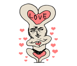 Funny cute rabbit sticker #7331253