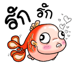 Phong Golden Fish sticker #7331560