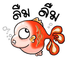 Phong Golden Fish sticker #7331593