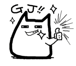 chubbie neko sticker #7331931