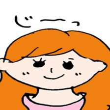 very cute girl  japanese sticker #7332218