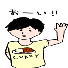 very cute girl  japanese sticker #7332236