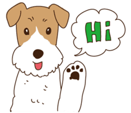 I love "Wirefox terrier"!! sticker #7332325