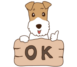 I love "Wirefox terrier"!! sticker #7332330