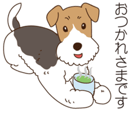 I love "Wirefox terrier"!! sticker #7332335