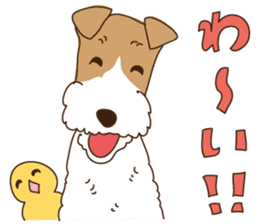 I love "Wirefox terrier"!! sticker #7332339