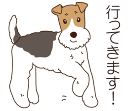 I love "Wirefox terrier"!! sticker #7332345
