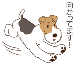 I love "Wirefox terrier"!! sticker #7332347