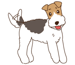I love "Wirefox terrier"!! sticker #7332348