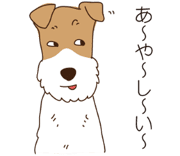 I love "Wirefox terrier"!! sticker #7332350