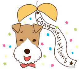 I love "Wirefox terrier"!! sticker #7332360