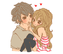 Girls Couple in Love 2 sticker #7333165