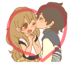 Girls Couple in Love 2 sticker #7333166