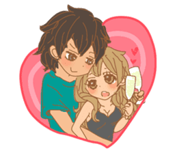 Girls Couple in Love 2 sticker #7333167