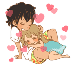 Girls Couple in Love 2 sticker #7333170