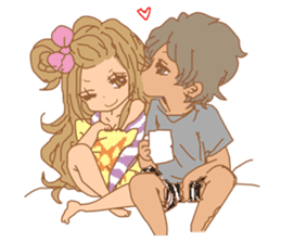 Girls Couple in Love 2 sticker #7333172