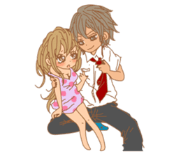 Girls Couple in Love 2 sticker #7333187