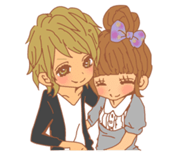 Girls Couple in Love 2 sticker #7333192