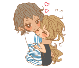 Girls Couple in Love 2 sticker #7333194