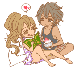 Girls Couple in Love 2 sticker #7333201