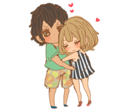 Girls Couple in Love 2 sticker #7333203