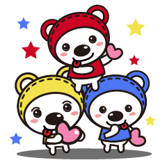 Three Bears (cute Bear)