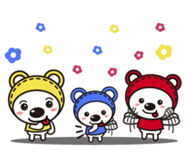 Three Bears (cute Bear) sticker #7333321