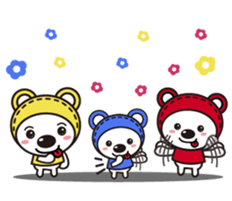 Three Bears (cute Bear) sticker #7333321