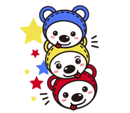 Three Bears (cute Bear) sticker #7333322