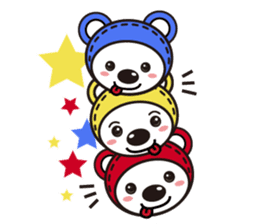 Three Bears (cute Bear) sticker #7333322